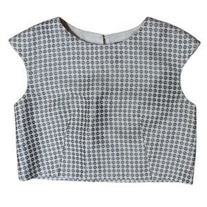 TRISTAN Sleeveless Structured Sheath Top